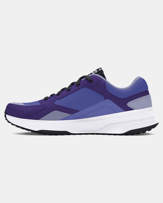 Men's UA Edge Leather Training Shoes in Purple image number 1